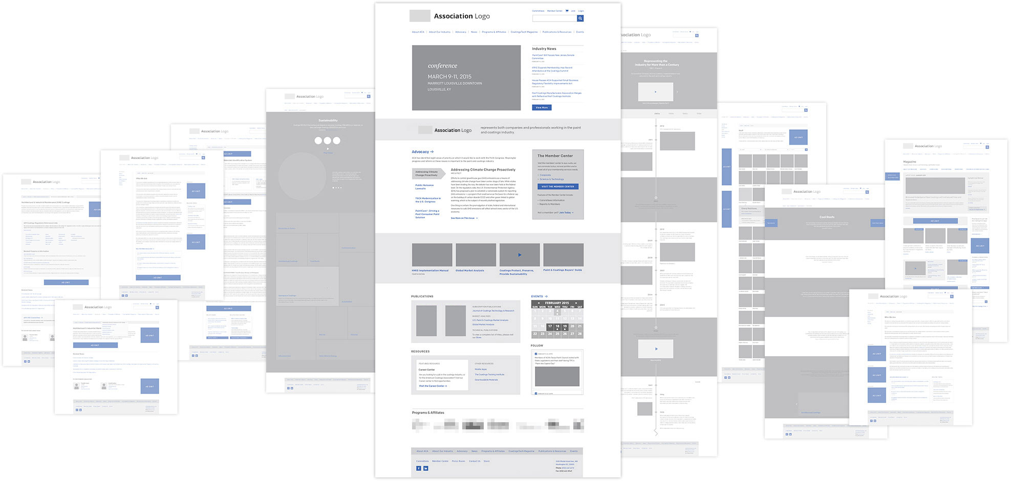 Association Wireframes