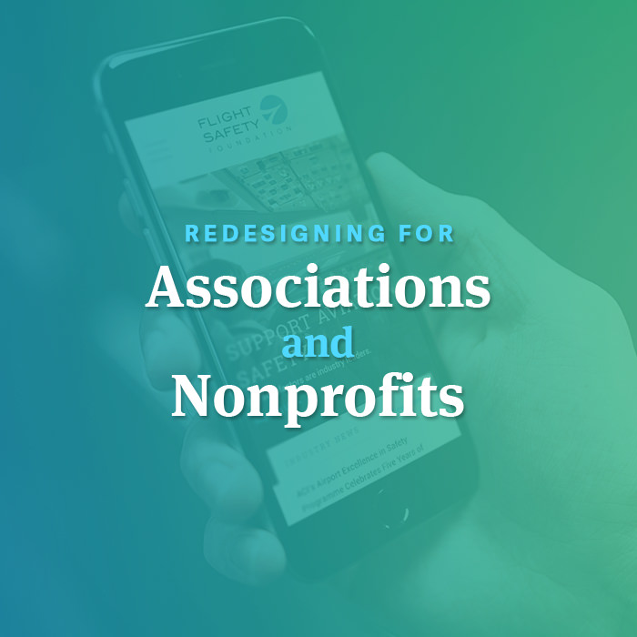Redesigning for associations and nonprofits