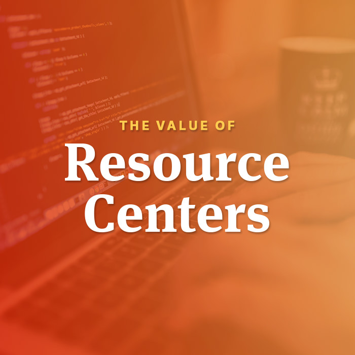 The value of resource centers