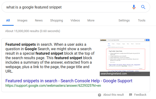 What's a Featured Snippet?