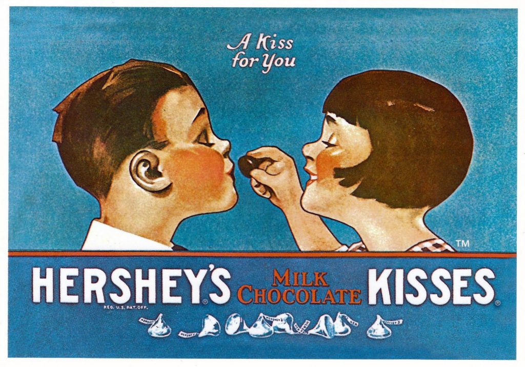 Vintage Hershey's advertisement circa 1969.