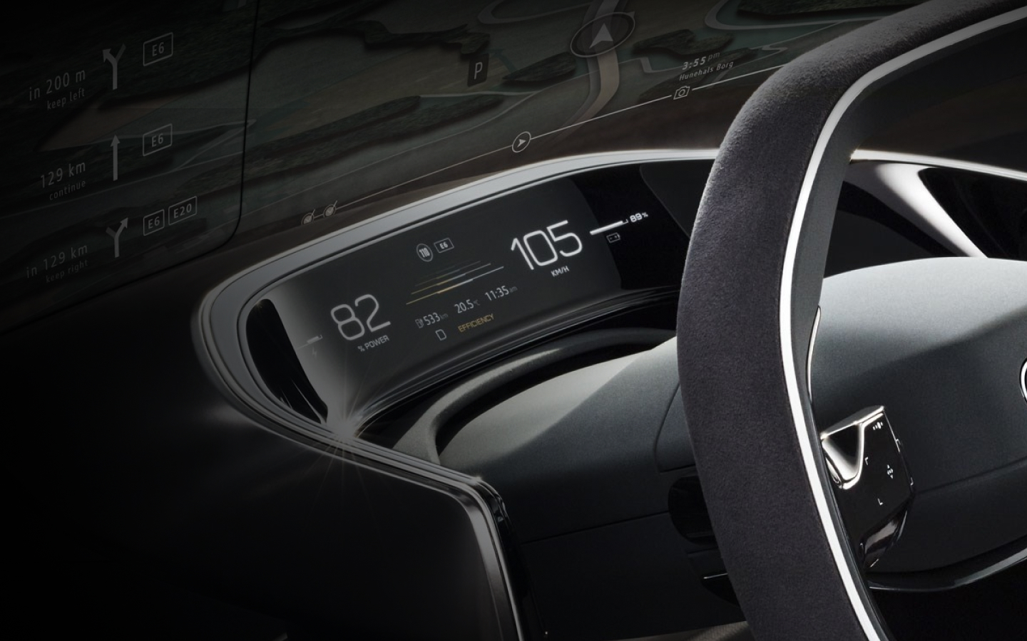 PennEngineering assembled steering wheel and automotive console